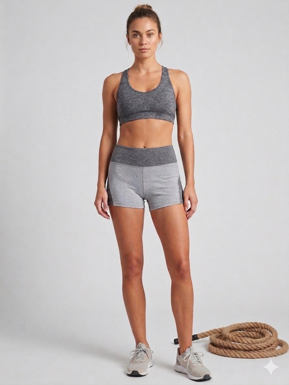 🏃‍♀️💨 BUNDLE OF 2 Roxy Gray Colorblock Athletic Shorts Sz S 👟✨